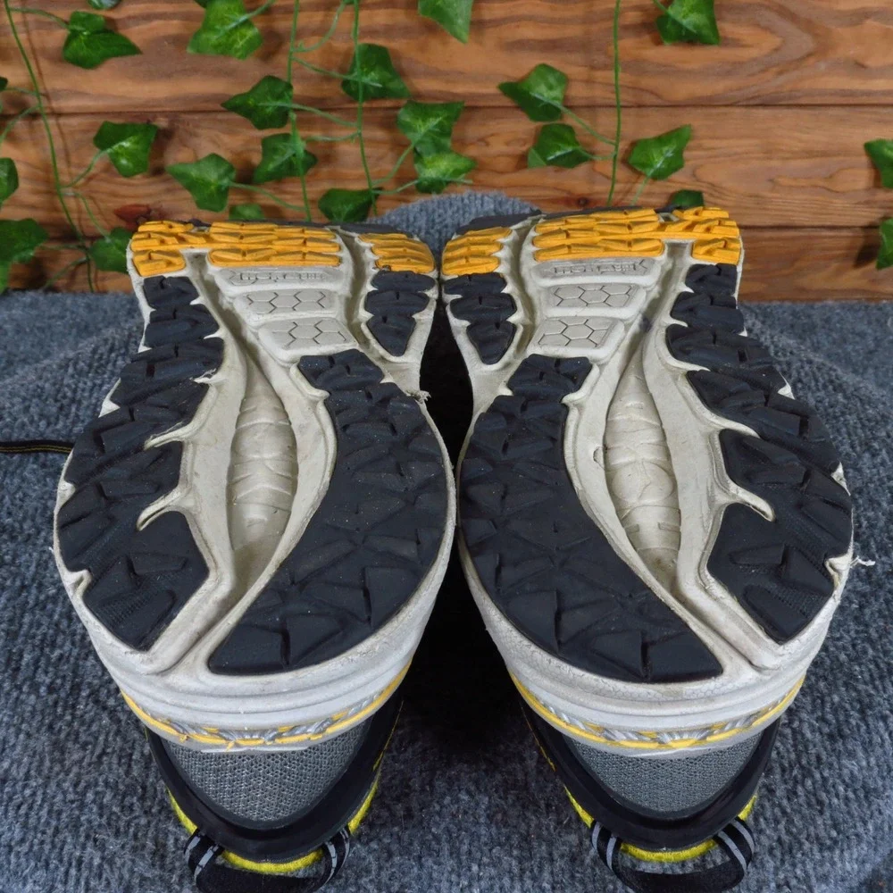 Hoka One One Stinson 3 ATR Mens Trail Running Shoes Size 11 Trail Grey Yellow